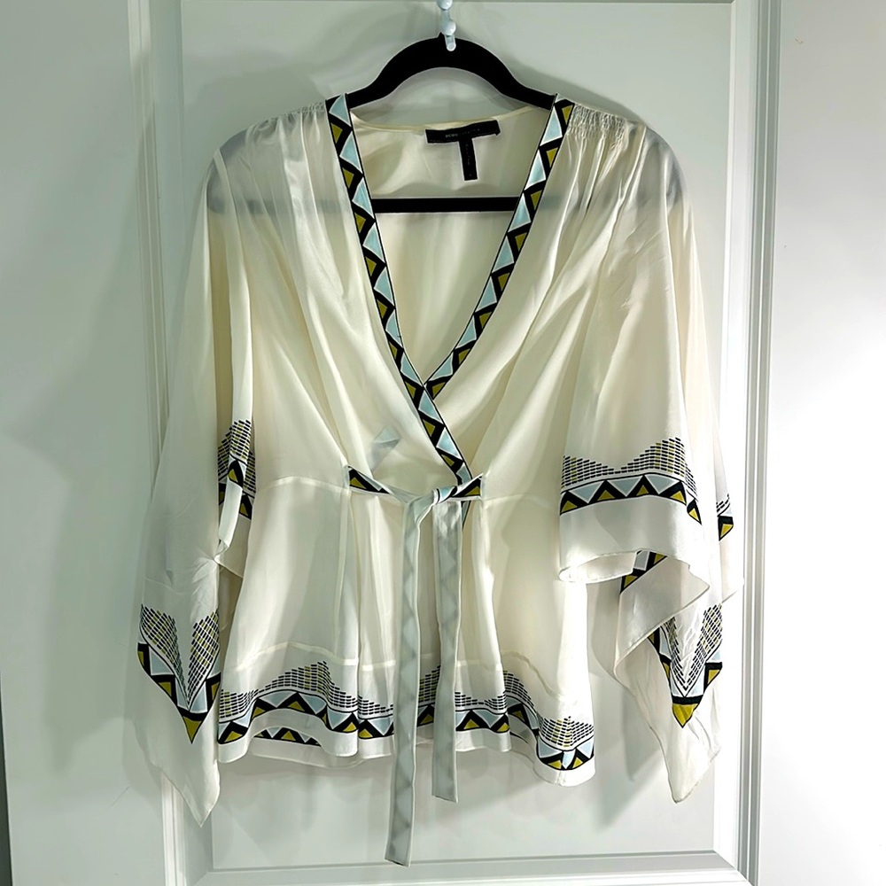 BCBG 100% silk shirt